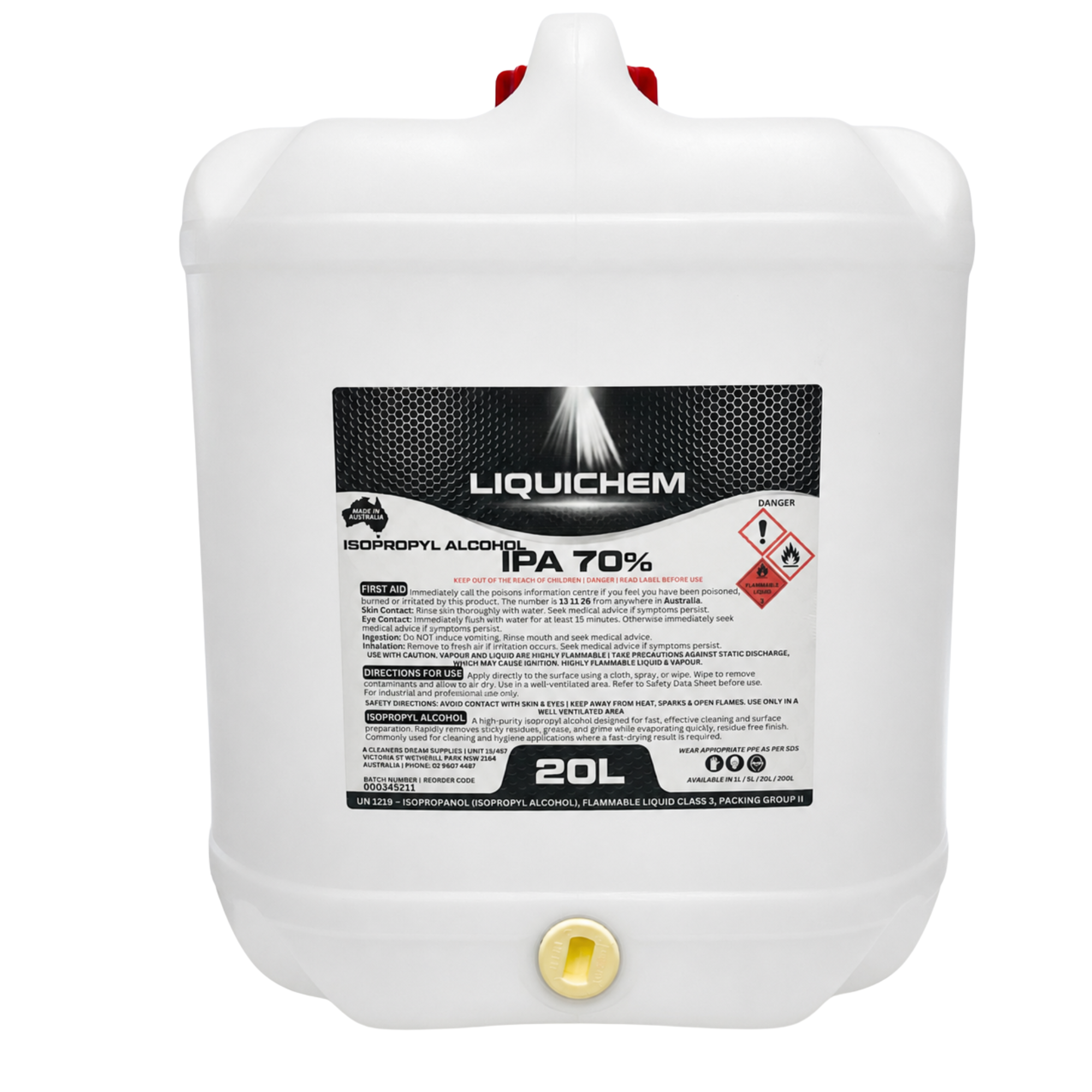 Liquichem Isopropyl Alcohol - IPA 70%