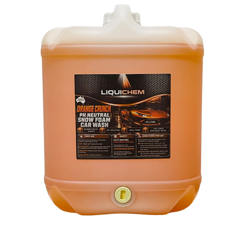 Orange Crunch pH Neutral Snow Foam Car Wash 20L