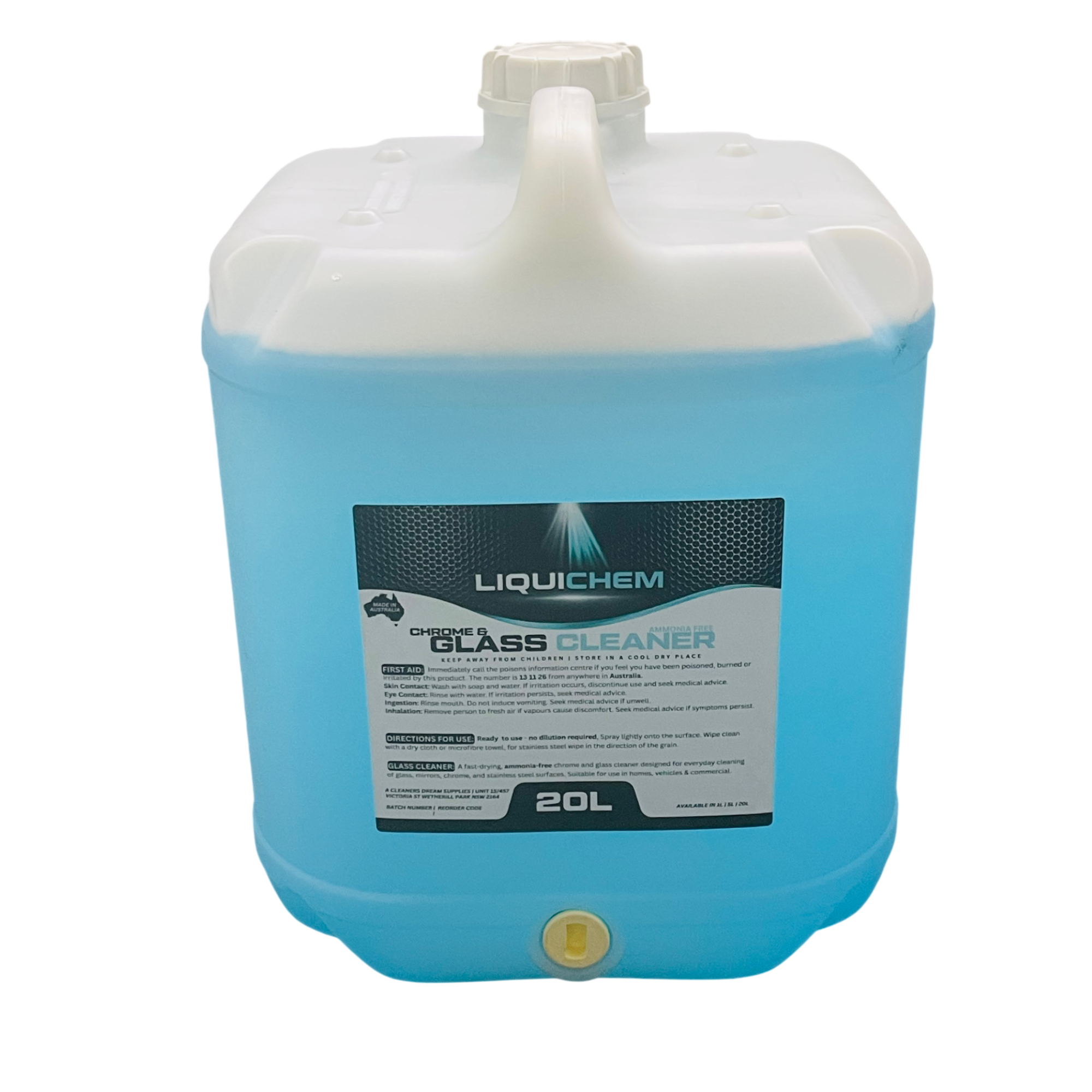 Liquichem Chrome & Glass Cleaner Streak Free