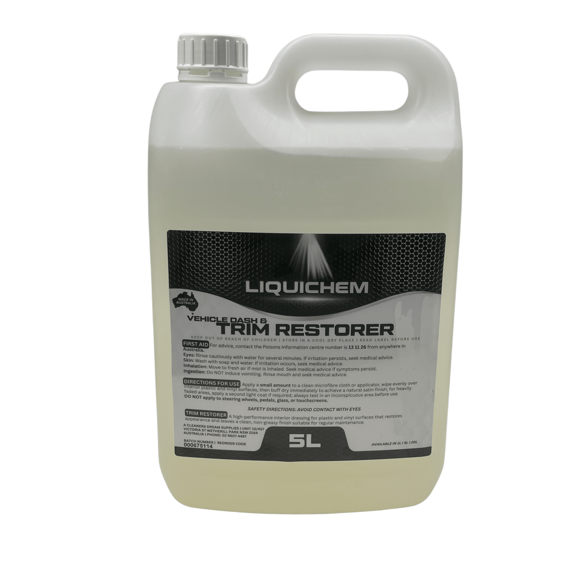 Liquichem Vehicle Dash & Trim Restorer