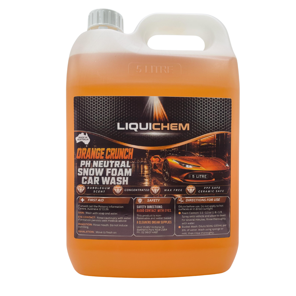 Liquichem Orange Crunch pH Neutral Snow Foam Car Wash