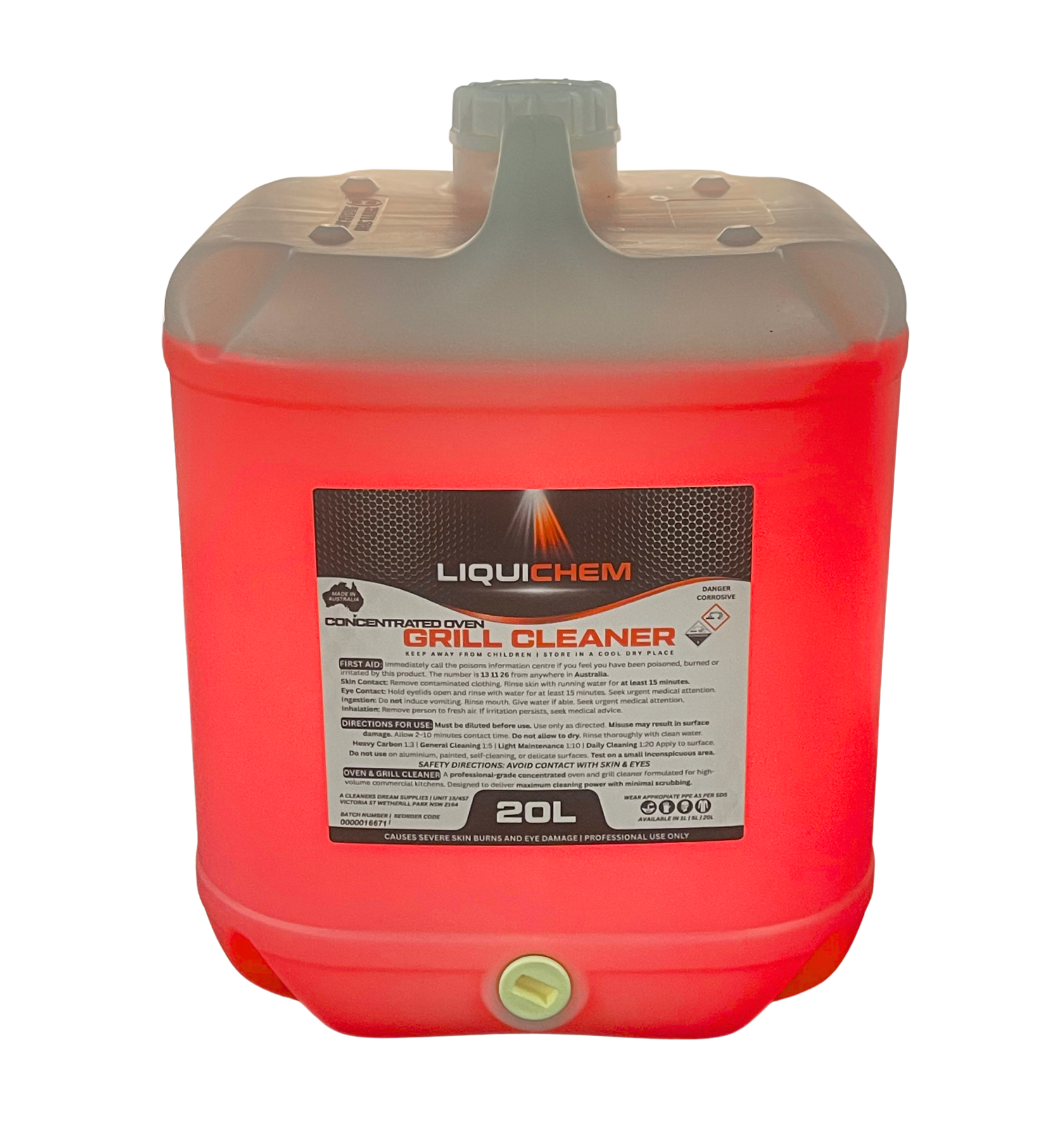 Liquichem Oven & Grill Cleaner Concentrated