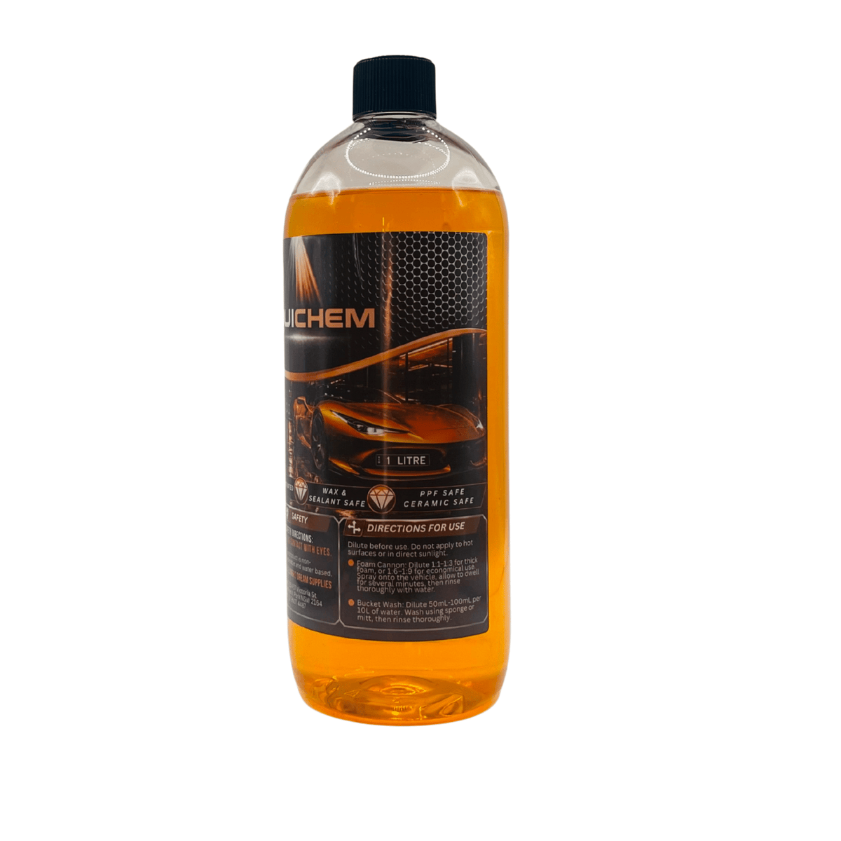 Liquichem Orange Crunch pH Neutral Snow Foam Car Wash 1L image 3