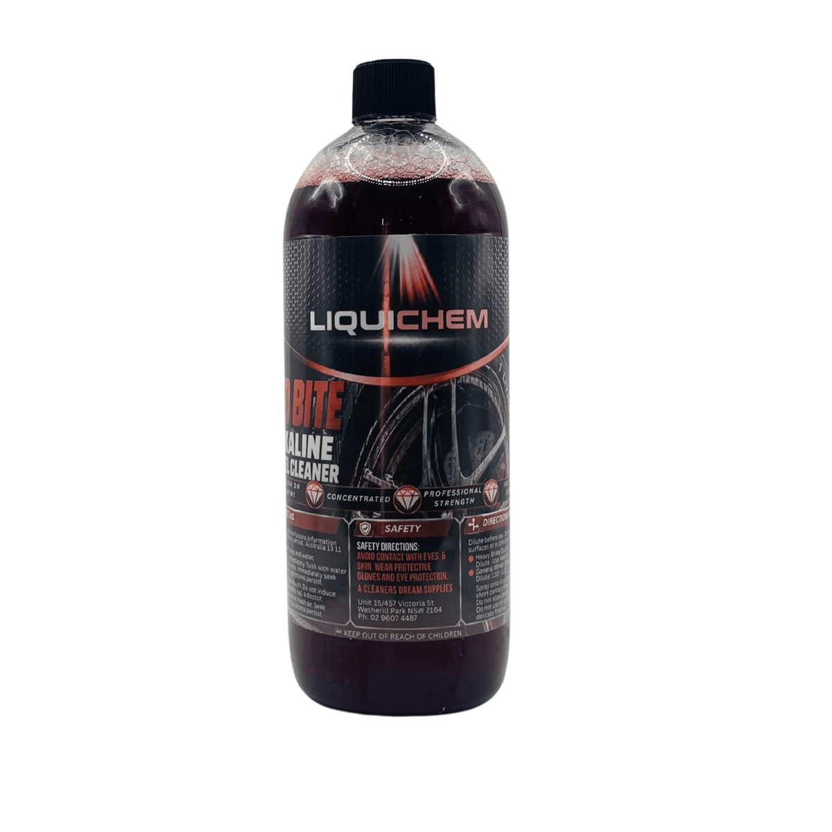 Liquichem Red Bite Alkaline Wheel Cleaner 1L image 2