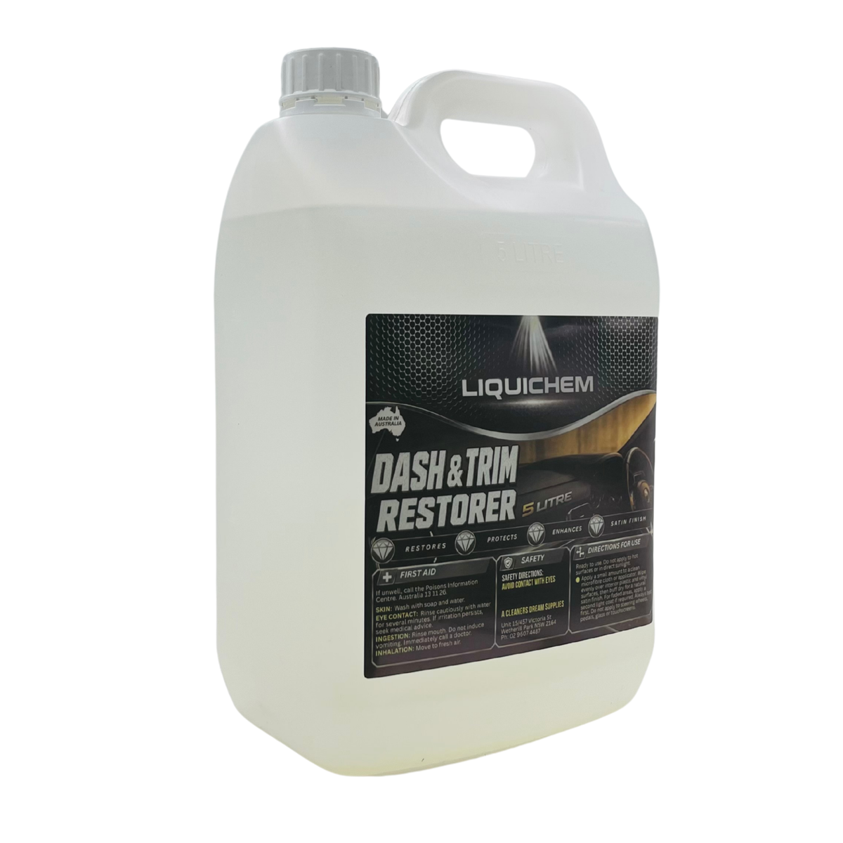 Liquichem Vehicle Dash & Trim Restorer 5L image 2