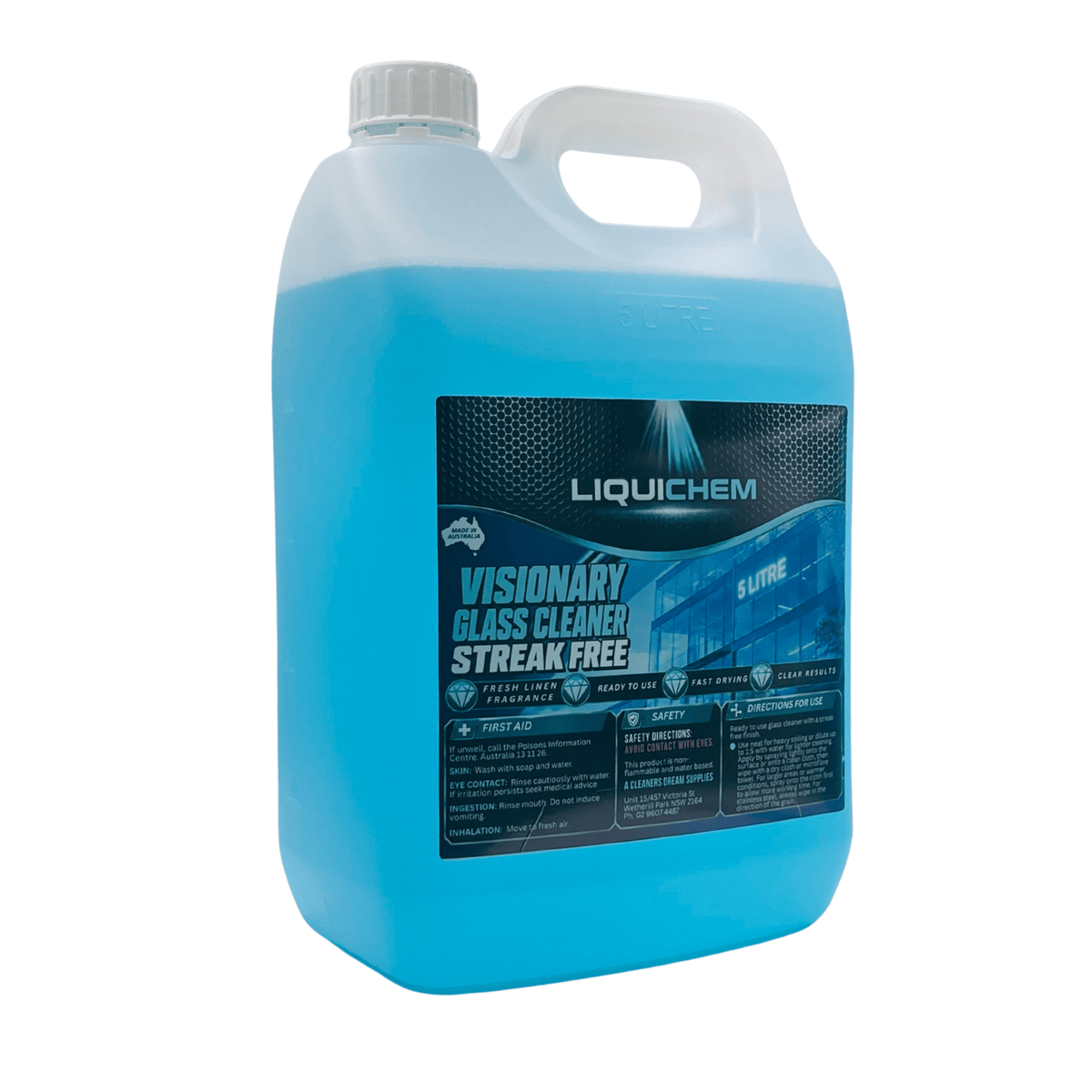 Liquichem Visionary Glass Cleaner 5L image 2